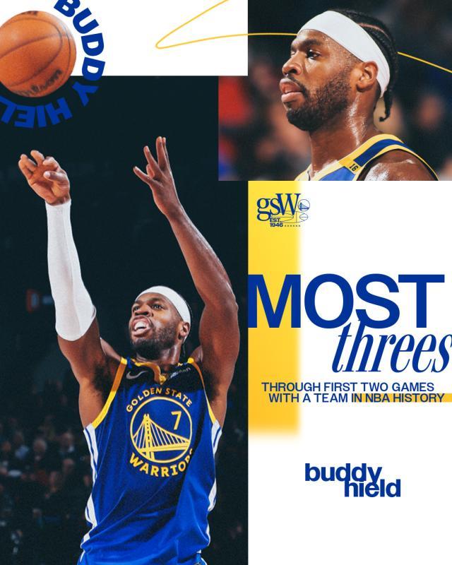 开云体育官网-开季两战狂胜77分创历史 勇士新神射比库里还猛？